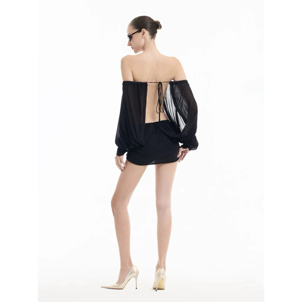 KAIA BLACKLESS DRESS